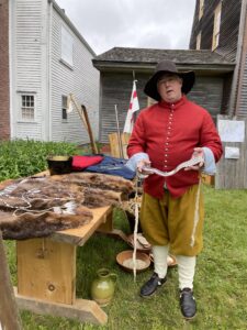 Micheal-Dekker Photo of colonial man. Photo courtesy of Tate House Museum