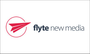 flyte new media logo. Photo provided by flyte new media