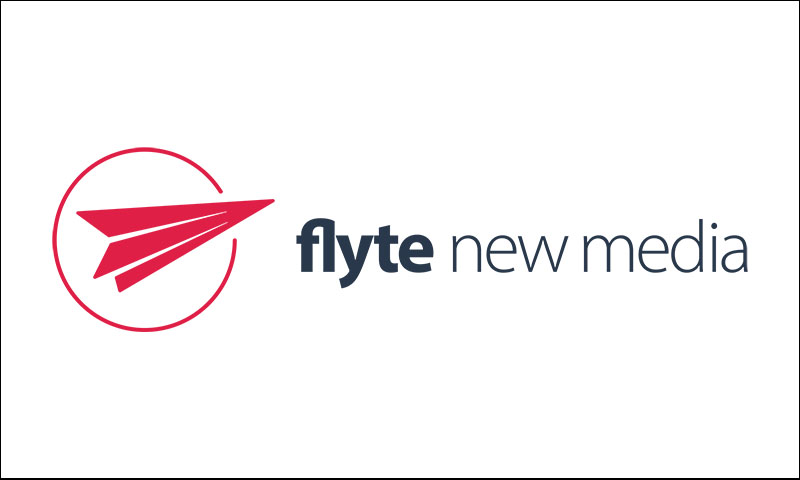 flyte new media logo. Photo provided by flyte new media