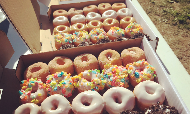 Donut Assortment. Photo Credit: Eighty 8 Donuts