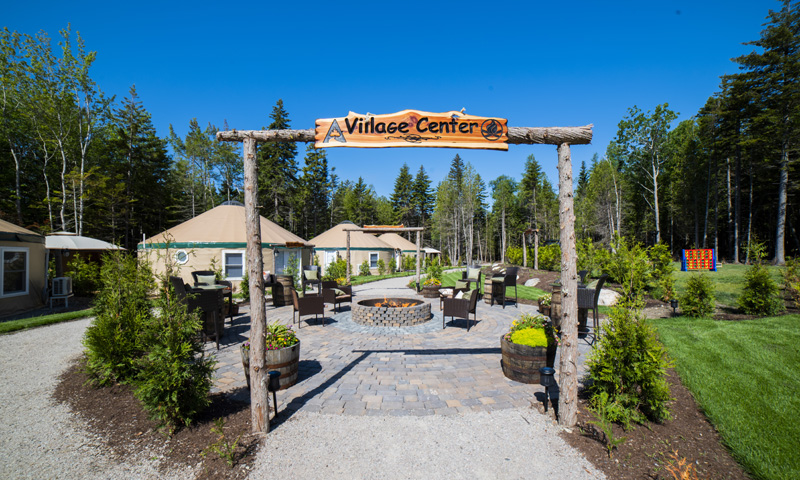 Acadia Wilderness Lodge Exterior. Photo Credit: Capshore Photography