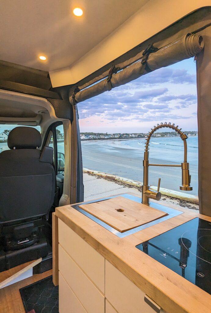 Camper Van at Beach, Photo Credit: Capshore Photography