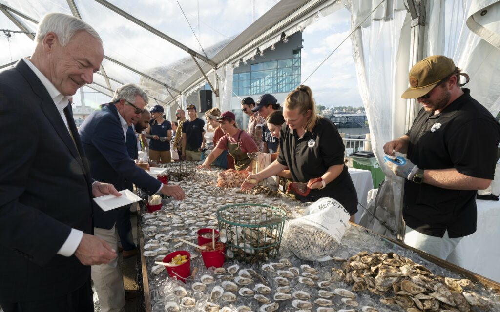 Oysters at event, Photo Credit: Ian Wagreich Photography