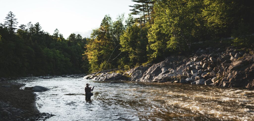 Flyfishing in Maine Lakes + Mountains, Photo Credit: Capshore Photography