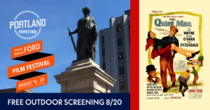 Outdoor Screening photo courtesy of the Maine Irish Heritage Center