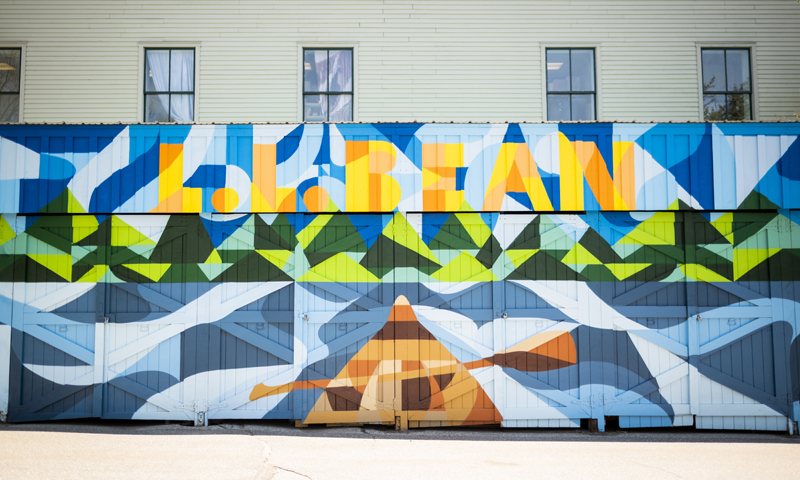 2023 LLBean Mural Photo credit to Capshore Photography