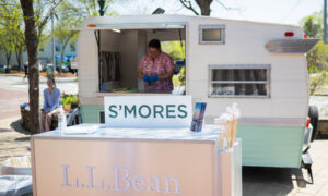 Smores on LLBean campus, Photo credit to Capshore Photography