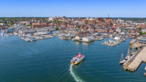 ferry with water, Photo Credits: Peter Morneau Photography