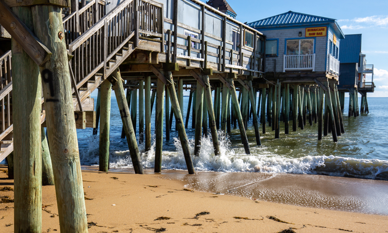 Old Orchard Beach pier, Photo Credits: Serena Folding