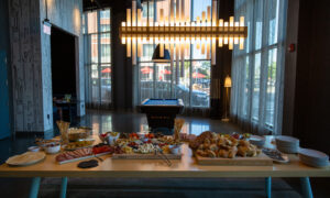 Food spread in the lobby, Photo Credits: Serena Folding
