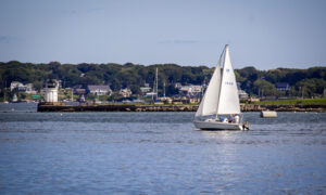 Sailboat by Bug Light, Photo Credits: Serena Folding