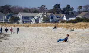Woman on the beach, Photo Credits: Serena Folding