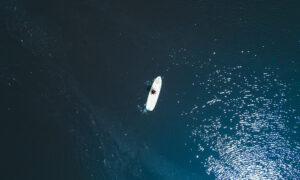 Paddleboard in ocean listing. Photo Courtesy of @MarriottBonvoy