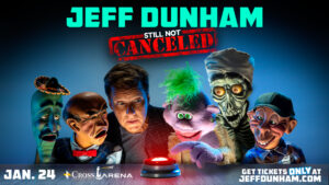 Jeff Dunham "Still Not Canceled" tour. Photo courtesy of Cross Insurance Arena