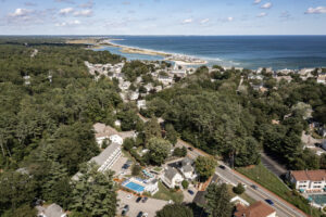 Drone shot of Ogunquit Photo Credit: C.A. Smirh Photography