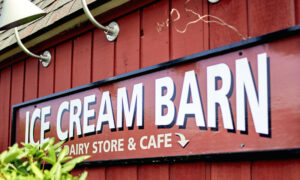 Ice cream barn, Photo credit: Lone Spruce Creative, courtesy of Maine Office of Tourism