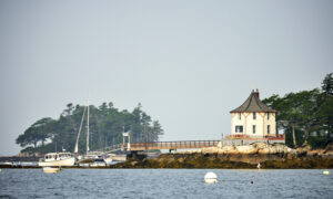House on pier, Photo credit: Lone Spruce Creative, courtesy of Maine Office of Tourism
