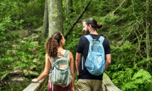 Couple Hiking, Photo credit: Lone Spruce Creative, courtesy of Maine Office of Tourism