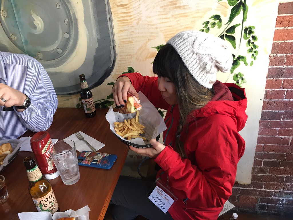 Lobster Roll, Photo Courtesy of Maine Day Ventures Tour Lobster roll, PC: Maine Day Ventures Tour