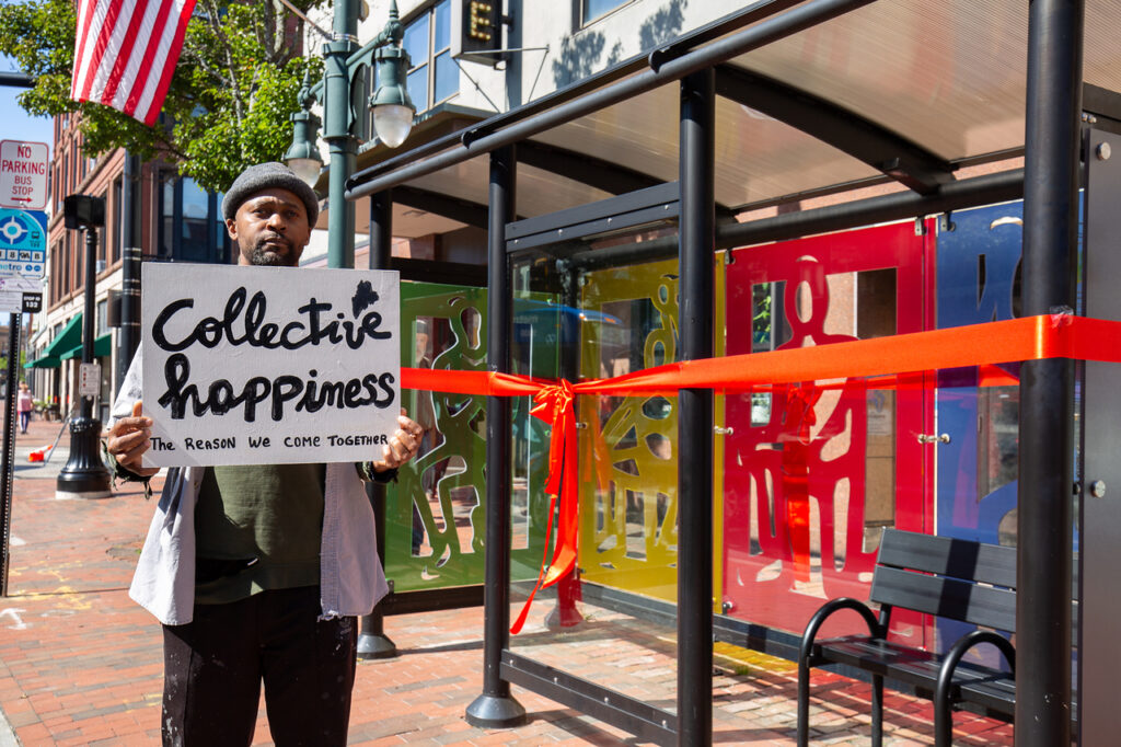 Award-Winning Bus Stop, 
Photo Credit: Serena Folding