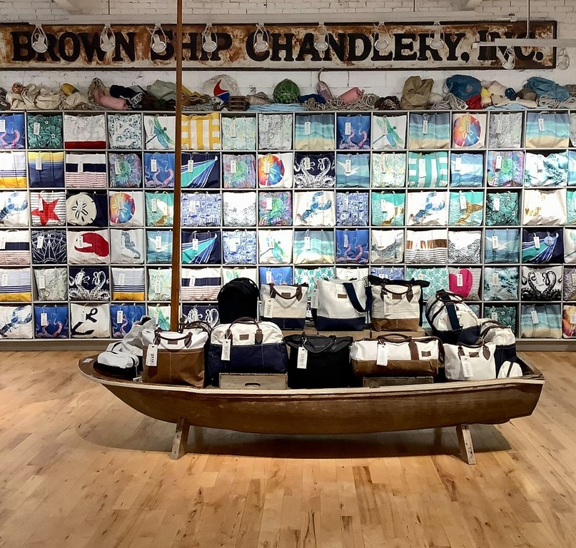 Flagship Store Wall Display, Photo Credit: Sea Bags