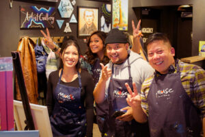 HolidayParties- Photo courtesy of Muse Paint Bar