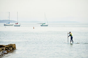 Paddle board. Photo credit: Lone Spruce Creative, courtesy of Maine Office of Tourism