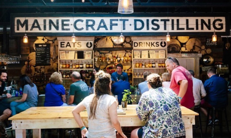 Interior of Maine Craft Distilling. Photo Credit: MCD Staff