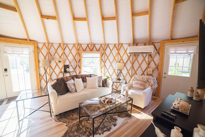 Yurt Interior, Photo Credit: Capshore Photography