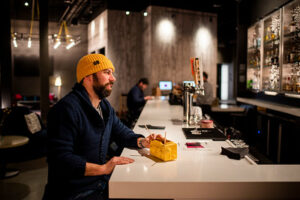 Sitting at Aloft Bar, Photo Credit: Capshore Photograph