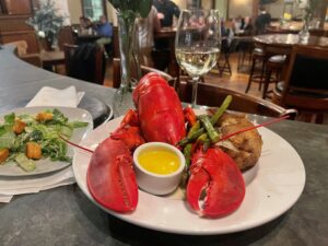Lobster Dinner, Photo Credit: Boones Fish House & Oyster Room