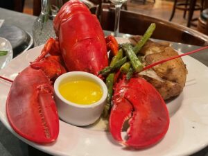 Lobster Dinner, Photo Credit: Boones Fish House & Oyster Room