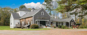Angled front of Boothbay Playhouse, Photo Credit: PGM Photography