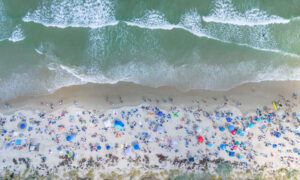 People enjoying the beach, Photo Credit: PGM Photography