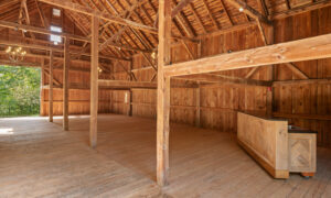 Cunningham Farms inside barn, Photo Credit: Peter G Morneau Photography