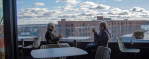People enjoying city views, Photo Credit: Lauren Peters at Visit Portland