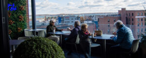 People enjoying city views, Photo Credit: Lauren Peters at Visit Portland