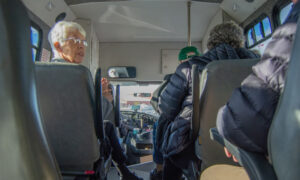 Atlantic Limousine bus, Photo Credit: Lauren Peters at Visit Portland