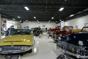 Row of vintage cars, Photo Credit: Lauren Peters at Visit Portland