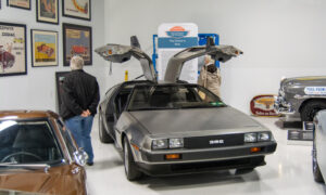 DeLorean Vintage car, Photo Credit: Lauren Peters at Visit Portland