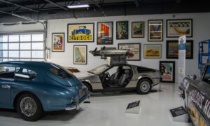 DeLorean Vintage car, Photo Credit: Lauren Peters at Visit Portland