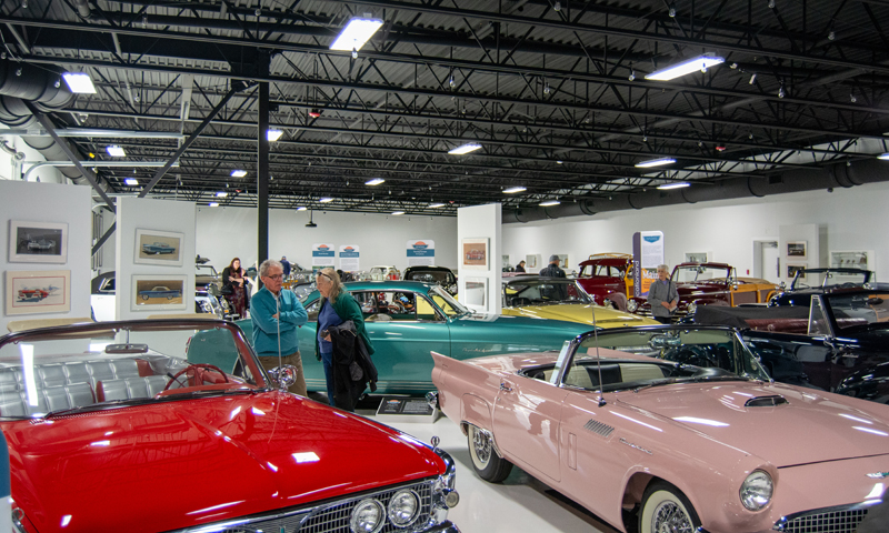 Vintage cars at the Maine Classic Car Museum, Photo Credit: Lauren Peters at Visit Portland