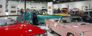 Vintage cars at the Maine Classic Car Museum, Photo Credit: Lauren Peters at Visit Portland