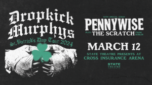 Dropkick-Murphys tour. Photo courtesy of Cross Insurance Arena