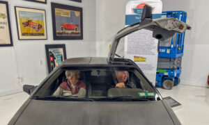 DeLorean Vintage car, Photo Credit: Lauren Peters at Visit Portland