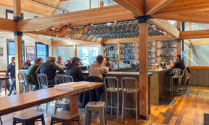 Bar at Nonesuch Brewery, Photo Credit: Lauren Peters at Visit Portland