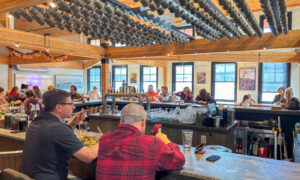 Bar at Nonesuch Brewery, Photo Credit: Lauren Peters at Visit Portland