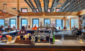 Bar at Nonesuch Brewery, Photo Credit: Lauren Peters at Visit Portland