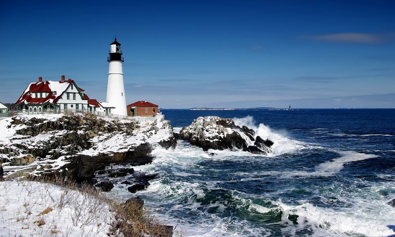 Portland Head Light in Winter, Photo Credit: CFW Photography