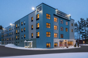 Casco Bay Hotel Exterior. Photo Credit: Peter G. Morneau Photography
